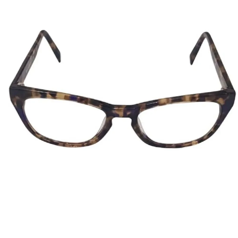 Warby Parker Womens Eyeglasses Finch 252 Tortoise‎ w/ Blue Frame Only 52[]18 140
